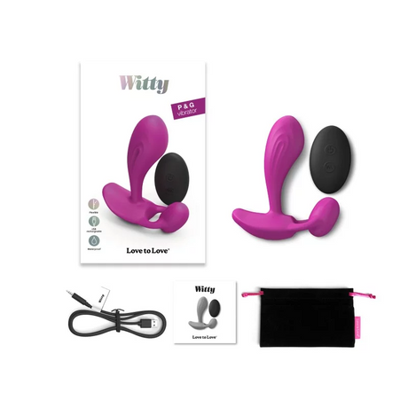 LOVE TO LOVE Witty Sweet Orchid — Remote-Control Vibrator, Waterproof - LV2985