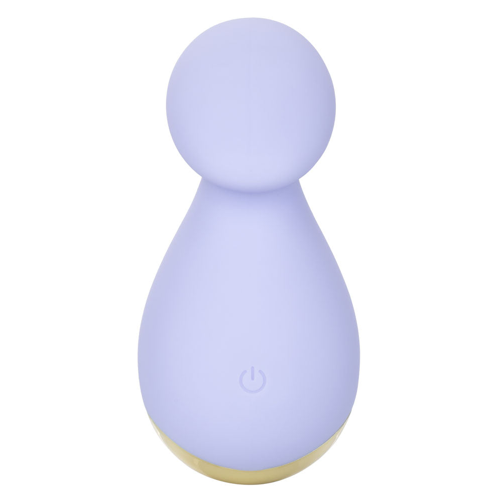 CalExotics Slay Entice Me Mini Wand Vibrator, 4-Inch Silicone Travel Massager - SE4407303