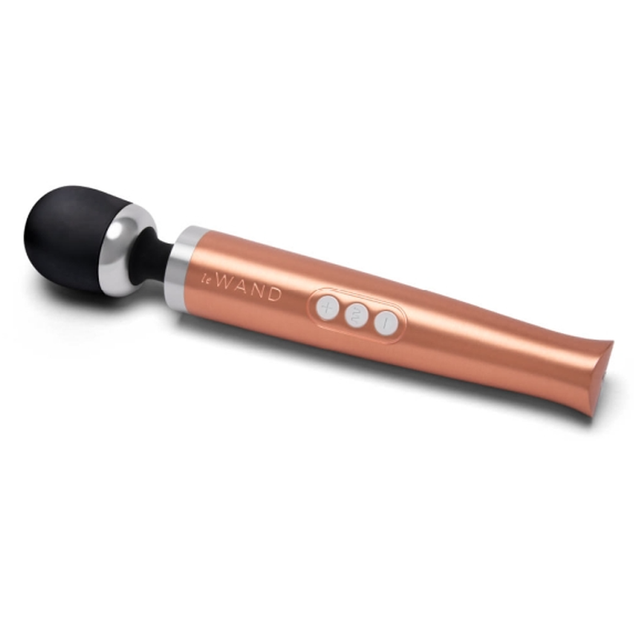 LE Wand Die Cast Rechargeable Massager — Rose Gold - LW0157