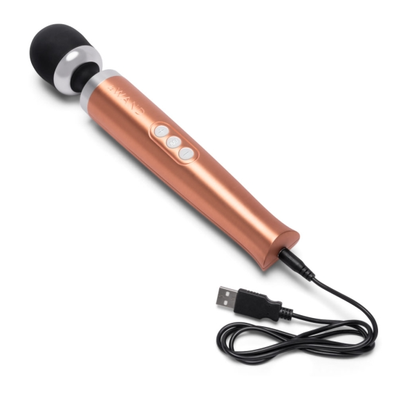 LE Wand Die Cast Rechargeable Massager — Rose Gold - LW0157