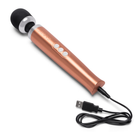 LE Wand Die Cast Rechargeable Massager — Rose Gold - LW0157