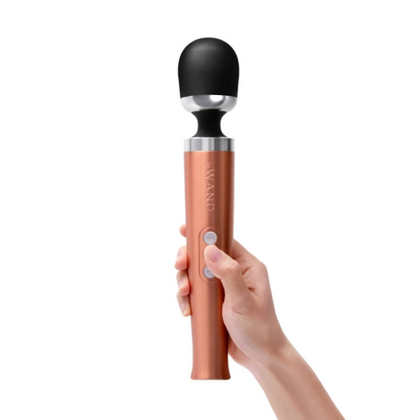 LE Wand Die Cast Rechargeable Massager — Rose Gold - LW0157