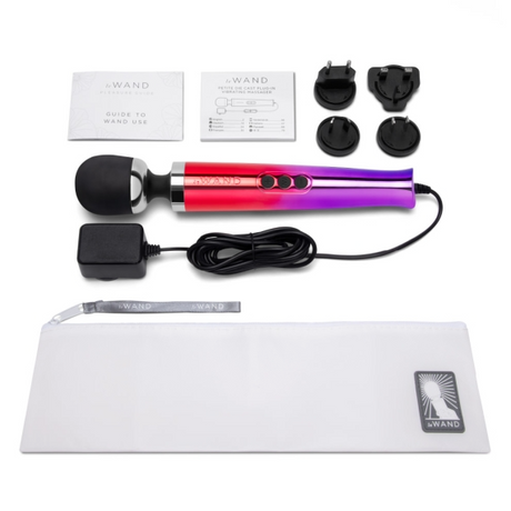 Le Wand Die Cast Plug-In Vibrating Massager, Ombre - LW0188