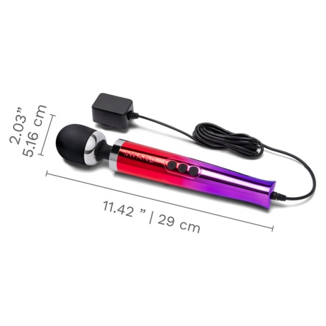 Le Wand Die Cast Plug-In Vibrating Massager, Ombre - LW0188