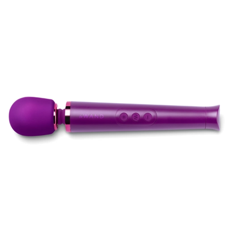 LE Wand Petite Rechargeable Wand Massager — Dark Cherry - LW0212