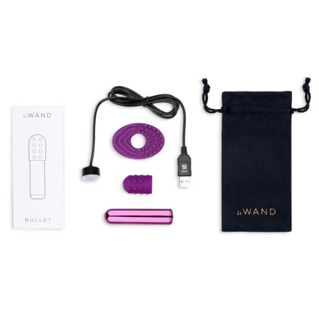 LE Wand Bullet Mini Vibrator, Dark Cherry - LW0229