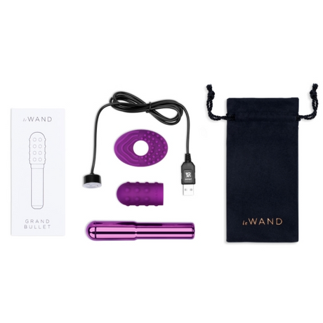 LE Wand Grand Bullet Vibrator — Dark Cherry - LW0236