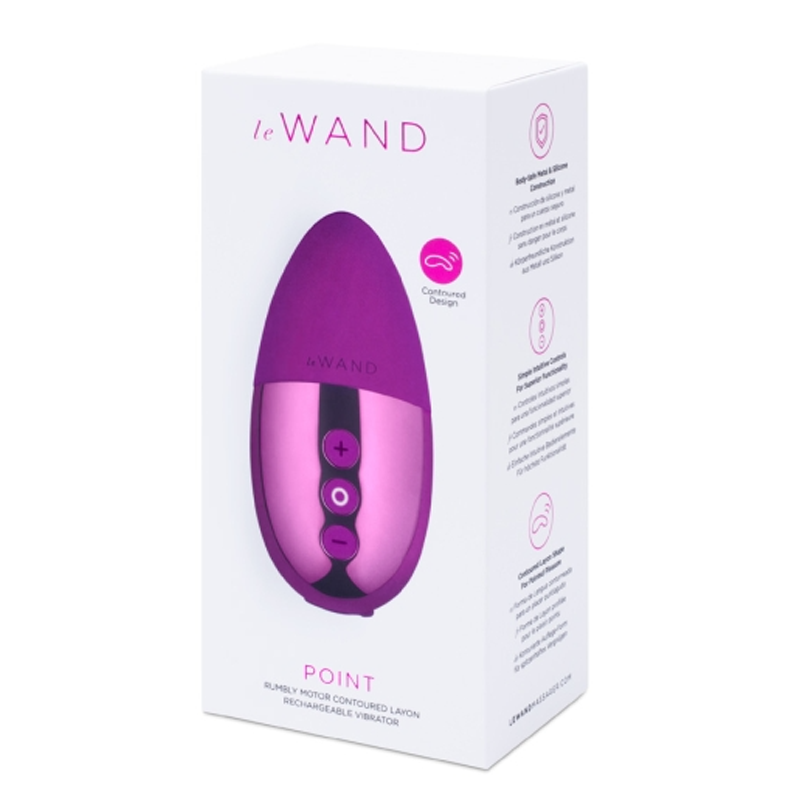 LE Wand Point Mini Vibrator — Dark Cherry - LW0267