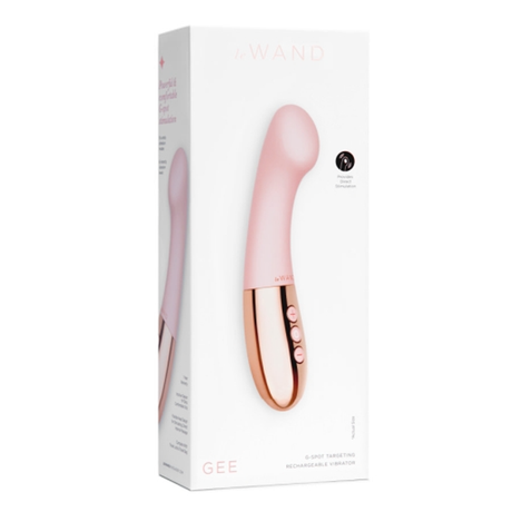 LE Wand Gee G-Spot Vibrator, Rose Gold - LW1409
