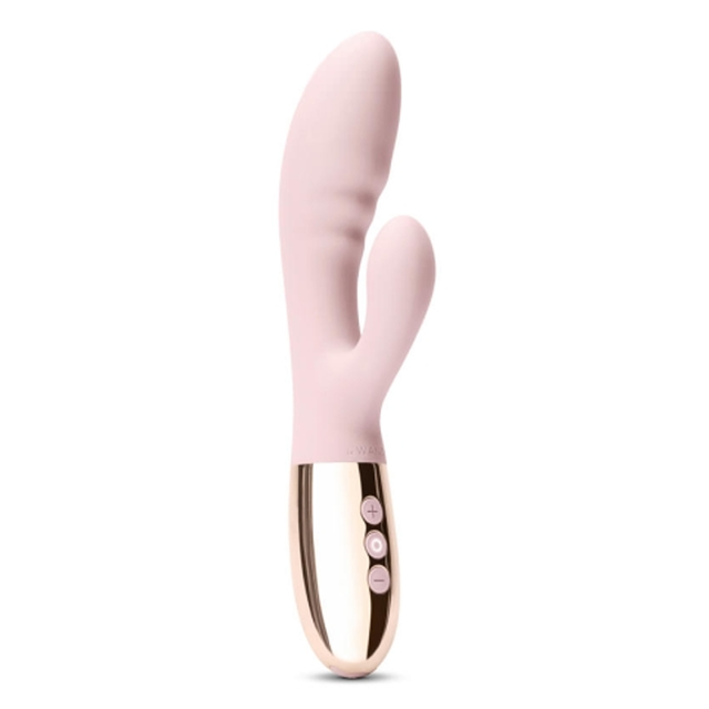 LE Wand Blend Rose Gold Dual-Stimulation Rabbit Vibrator - LW1461