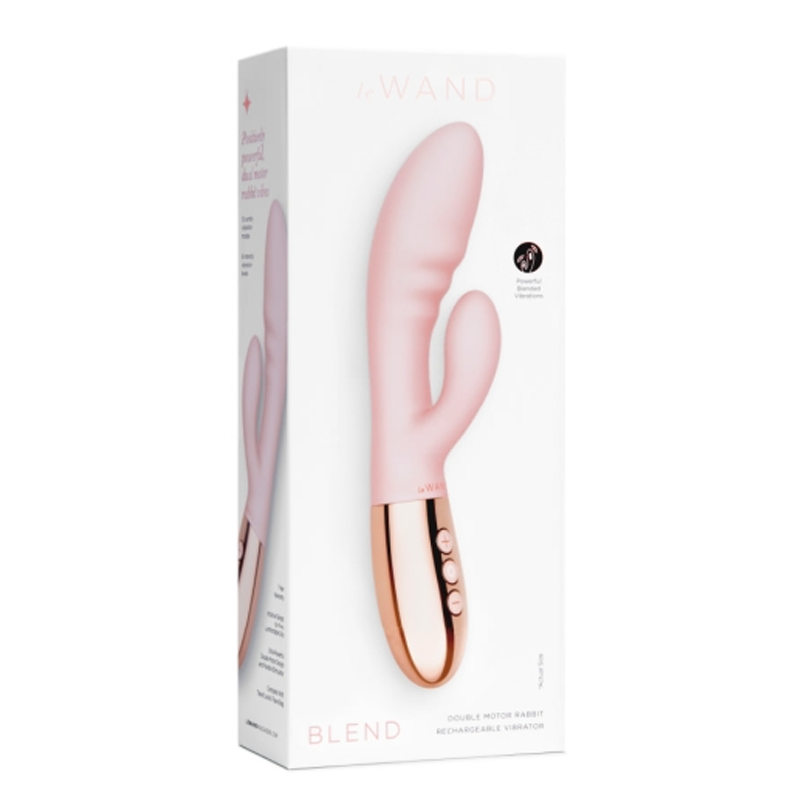 LE Wand Blend Rose Gold Dual-Stimulation Rabbit Vibrator - LW1461