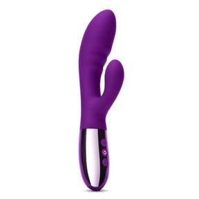 LE Wand Blend Rabbit Vibrator — Dark Cherry - LW1485