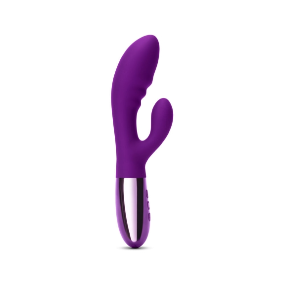 LE Wand Blend Rabbit Vibrator — Dark Cherry - LW1485