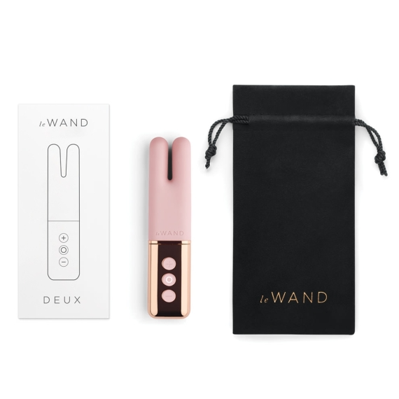 LE Wand Deux Rose Gold — Mini Rechargeable Vibrator - LW1891