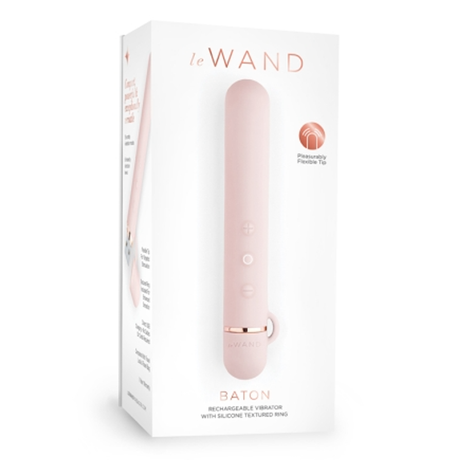 Le Wand Baton Slim Rechargeable Vibrator — Rose Gold - LW1938