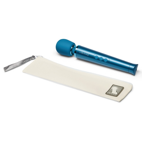 LE Wand Petite Rechargeable Wand Vibrator — Blue - LW2072