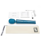 LE Wand Petite Rechargeable Wand Vibrator — Blue - LW2072