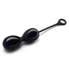 LE Wand Crystal Yoni Egg — Black Obsidian, 45×30 mm - LW2476