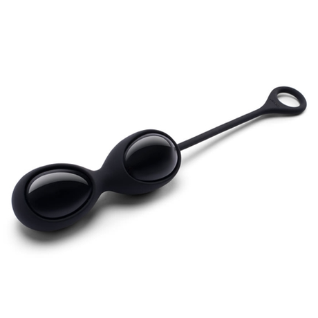 LE Wand Crystal Yoni Egg — Black Obsidian, 45×30 mm - LW2476