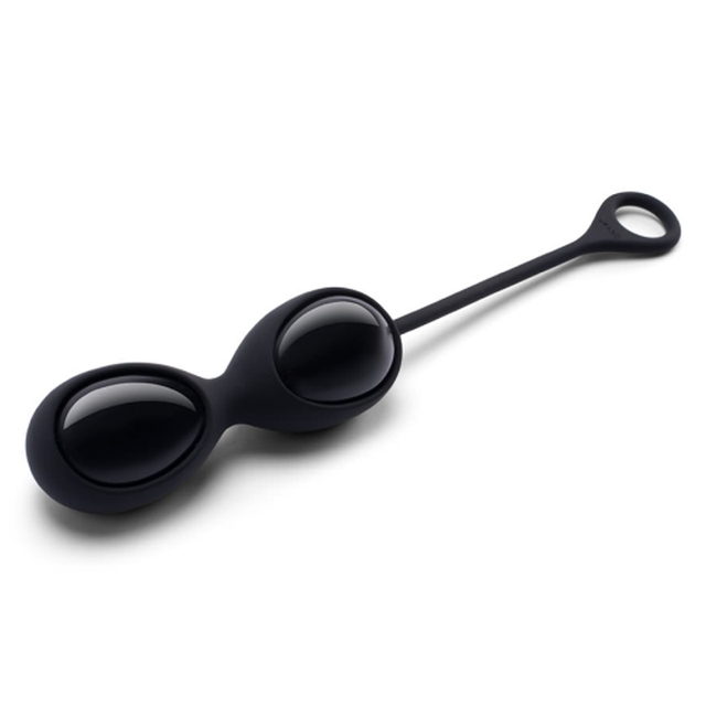 LE Wand Crystal Yoni Egg — Black Obsidian, 45×30 mm - LW2476