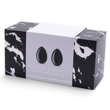 LE Wand Crystal Yoni Egg — Black Obsidian, 45×30 mm - LW2476