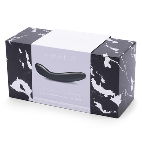 LE Wand Crystal G-Spot Wand — Black Obsidian - LW2490