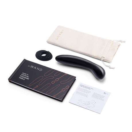 LE Wand Crystal G-Spot Wand — Black Obsidian - LW2490