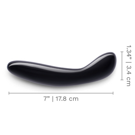 LE Wand Crystal G-Spot Wand — Black Obsidian - LW2490