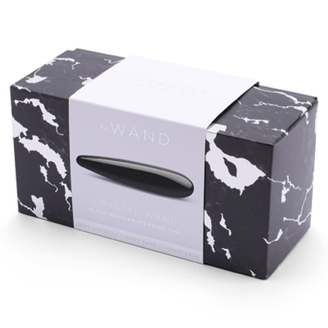 LE Wand Crystal Wand — Black Obsidian Crystal Vibrator, 177.8 mm - LW2537