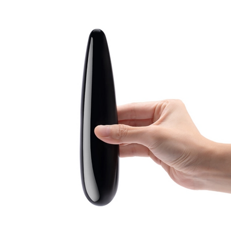 LE Wand Crystal Wand — Black Obsidian Crystal Vibrator, 177.8 mm - LW2537