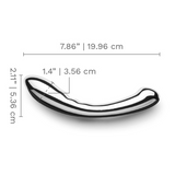 LE Wand Arch Stainless Steel Double-Ended G-Spot Wand, 7.9 in - LW4075
