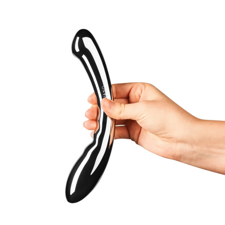 LE Wand Arch Stainless Steel Double-Ended G-Spot Wand, 7.9 in - LW4075