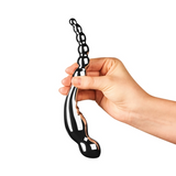 LE Wand Swerve Stainless Steel Dual-Ended Anal Toy, 21.5 cm - LW4082