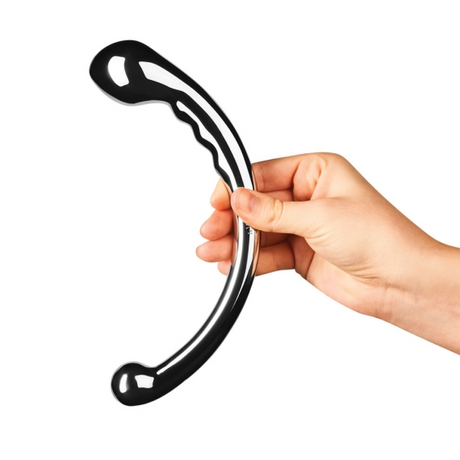 Le Wand Hoop Stainless Steel Dual-Ended Anal Wand, 10.3 in - LW4099
