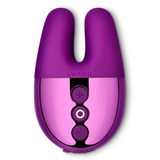 LE Wand Double Vibe Bunny Vibrator — Dark Cherry - LW5385