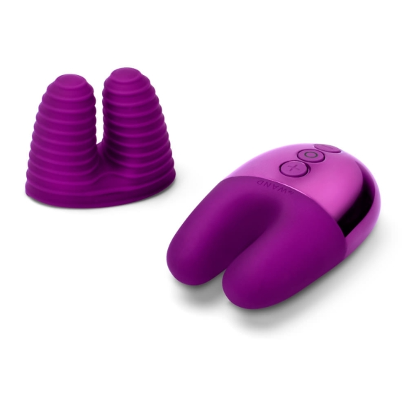 LE Wand Double Vibe Bunny Vibrator — Dark Cherry - LW5385