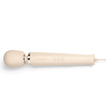 LE Wand Plug-In Vibrating Massager — Cream with 8-Foot Cord - LW7732