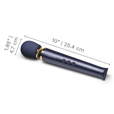 LE Wand Petite Rechargeable Wand Massager — Navy - LW8475