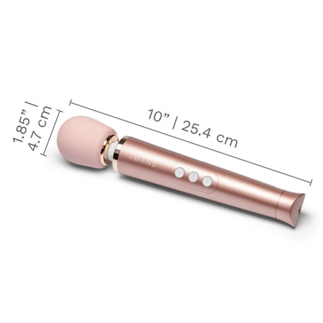 LE Wand Petite Rechargeable Wand Massager, Rose Gold - LW9752