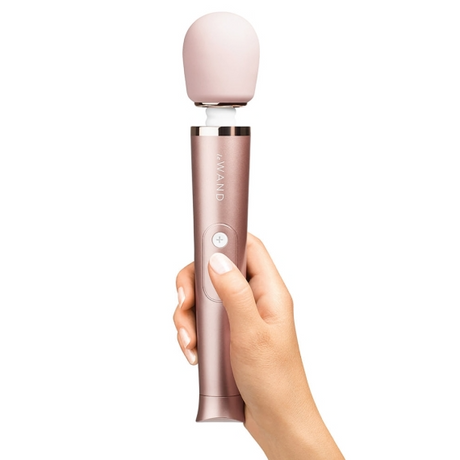 LE Wand Petite Rechargeable Wand Massager, Rose Gold - LW9752
