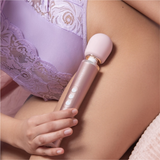 LE Wand Petite Rechargeable Wand Massager, Rose Gold - LW9752