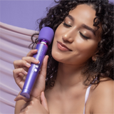 Le Wand Petite Rechargeable Wand Vibrator, Violet - LW9769