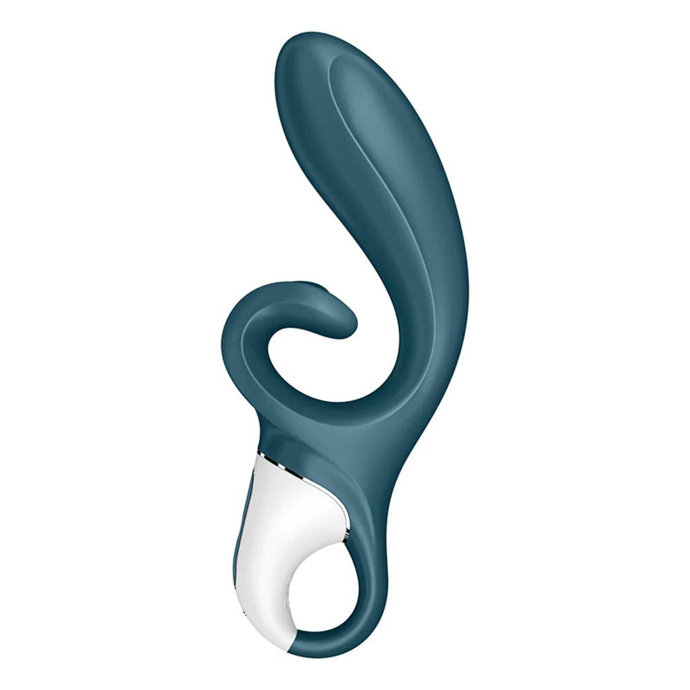 Satisfyer Hug Me Rabbit Vibrator, Grey/Blue - SAT-J2018-215-1