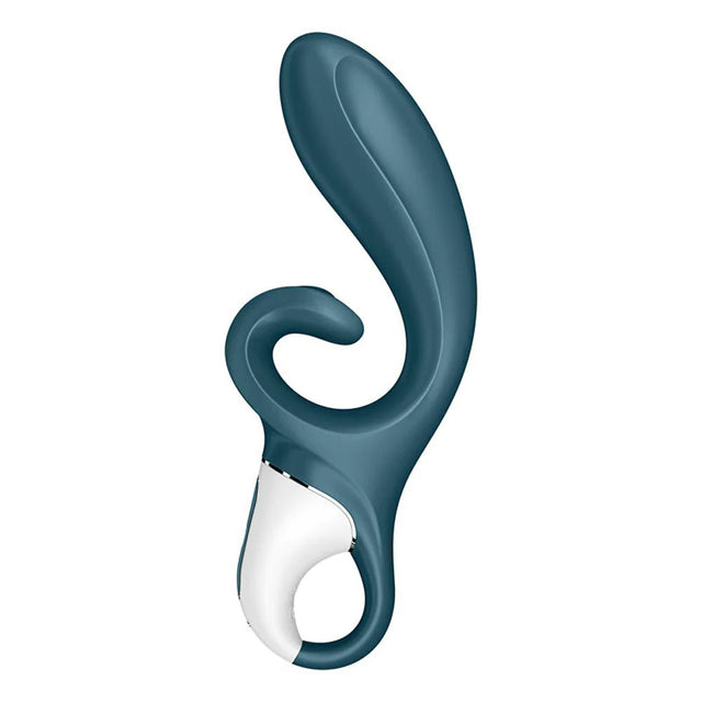 Satisfyer Hug Me Rabbit Vibrator, Grey/Blue - SAT-J2018-215-1