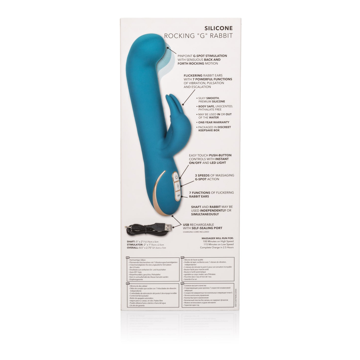 Premium Jack Rabbit Silicone Rocking G Rabbit by CalExotics