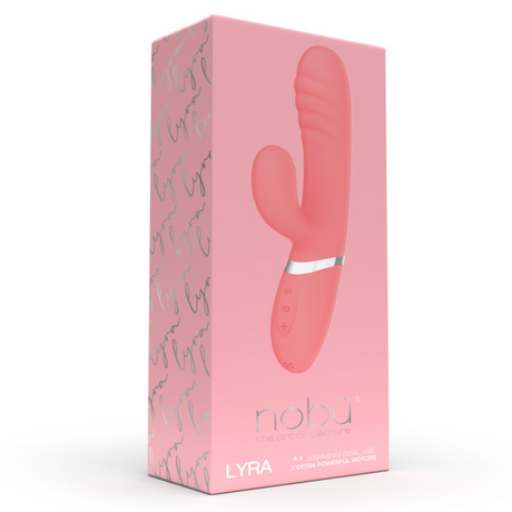 NOBÜ Lyra Silicone Vibrator — Coral, Rechargeable - NB1679