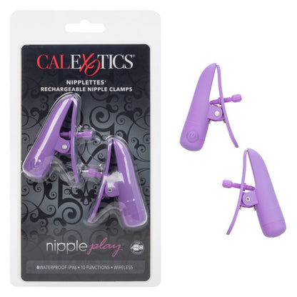 Nipple Play - Nipplettes - Purple Rechargeable by CalExotics