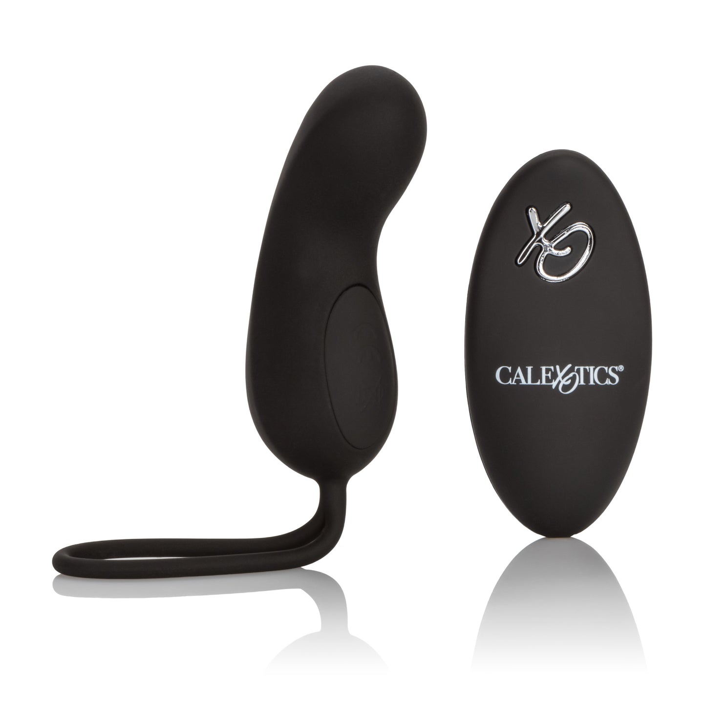 Silicone Remote Rechargeable Curve - Black by CalExotics