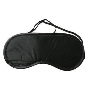 Sportsheets Double-Layered Satin Blindfold — Black - SS100-01