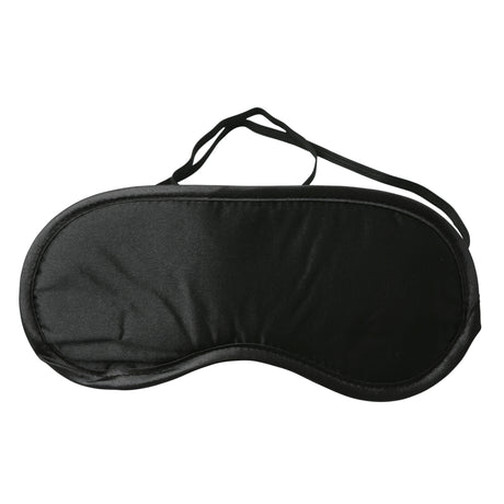 Sportsheets Double-Layered Satin Blindfold — Black - SS100-01